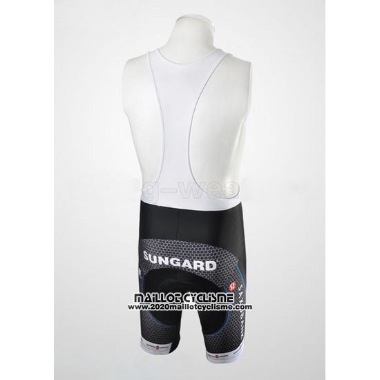 2010 Maillot Ciclismo Saxo Bank Noir et Blanc Manches Courtes et Cuissard
